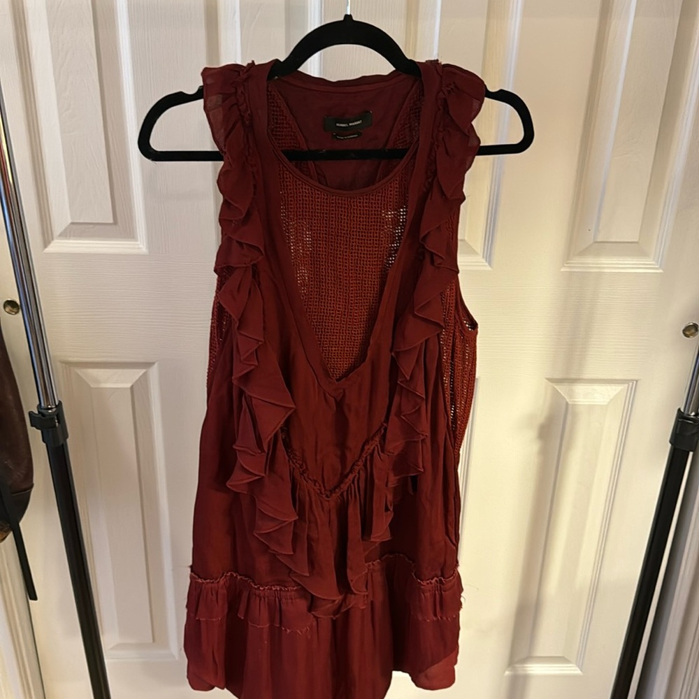 Isabel Marant burgundy top